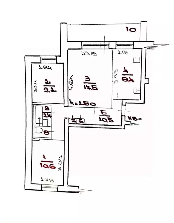 3-к кв. Карелия, Петрозаводск Пограничная ул., 9 (64.0 м) - Фото 1