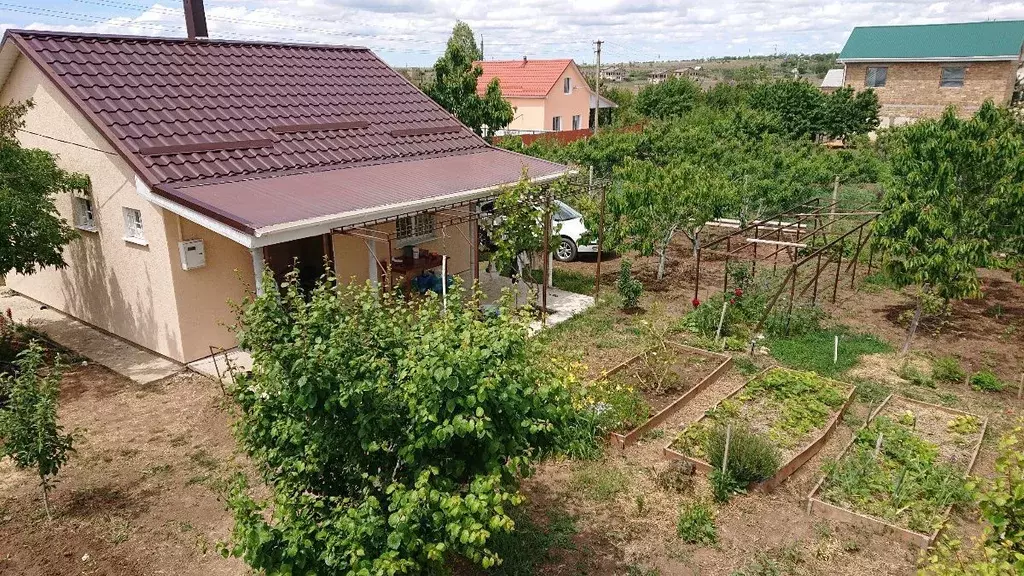 Дом в Крым, Сакский район, Ореховское с/пос, Солнечный ТСН  (36 м) - Фото 2