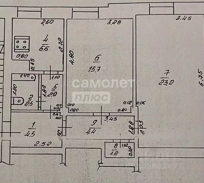 2-к кв. Краснодарский край, Анапа ул. Ленина, 68 (60.1 м) - Фото 1