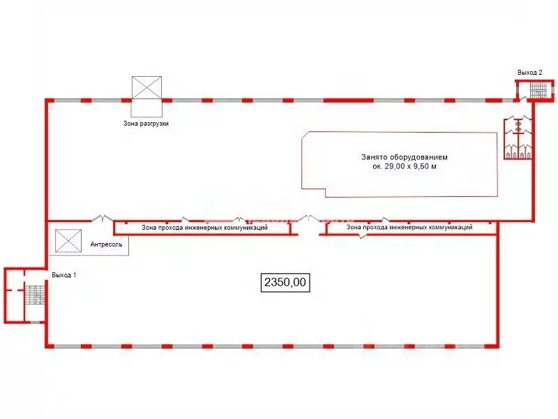 Помещение свободного назначения в Санкт-Петербург ул. Оптиков, 4 (2350 ... - Фото 2