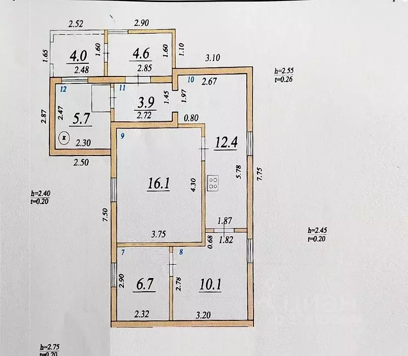 Дом в Самарская область, Самара Спартаковская ул., 20 (60 м) - Фото 1