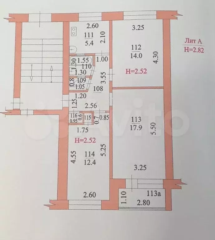 3-к. квартира, 63 м, 1/5 эт. - Фото 0