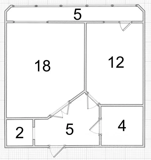 1-к кв. Санкт-Петербург просп. Луначарского, 11к3 (45.8 м) - Фото 1