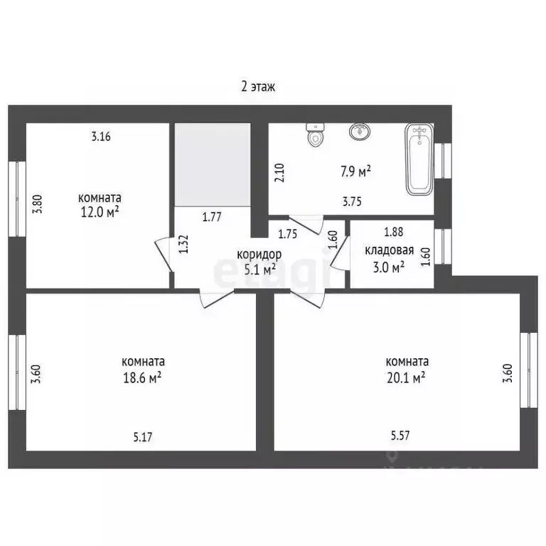Таунхаус в Башкортостан, Стерлитамакский район, Отрадовский сельсовет, ... - Фото 2