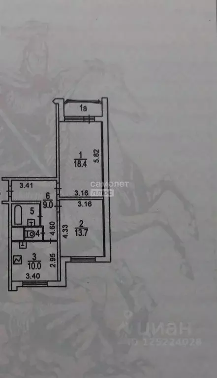 2-к кв. Москва Большая Очаковская ул., 5 (57.0 м) - Фото 2