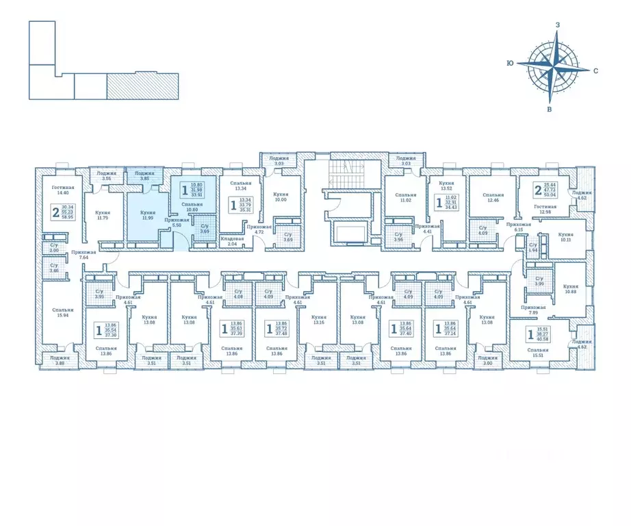 1-к кв. Московская область, Щелково городской округ, Монино пгт ... - Фото 2