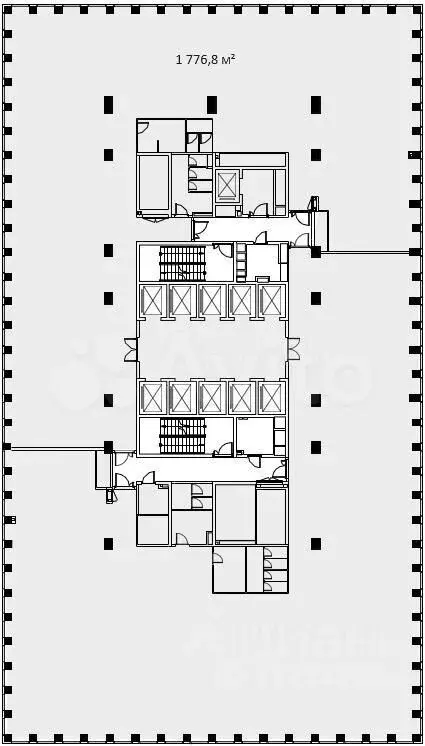Офис в ремонтом в stone Towers, 1776,8 м2 - Фото 0