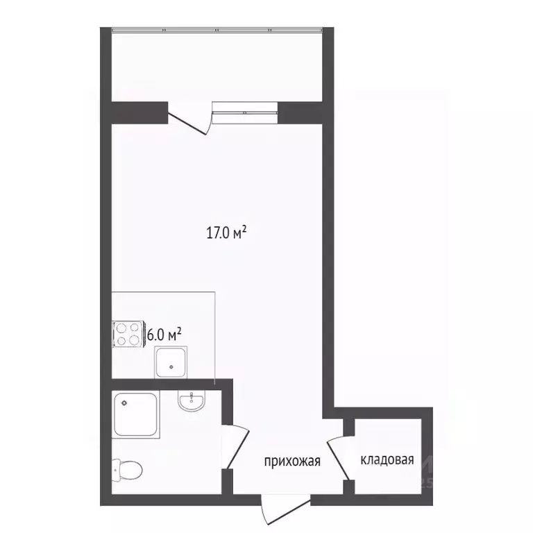 Студия Воронежская область, Воронеж наб. Максима Горького, 49Б (24.0 ... - Фото 2