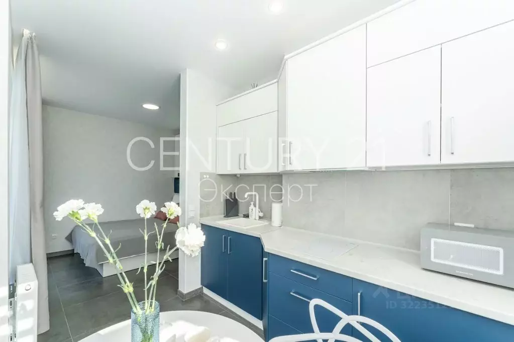 Студия Калининградская область, Зеленоградск ул. Гагарина, 57 (21.5 м) - Фото 1