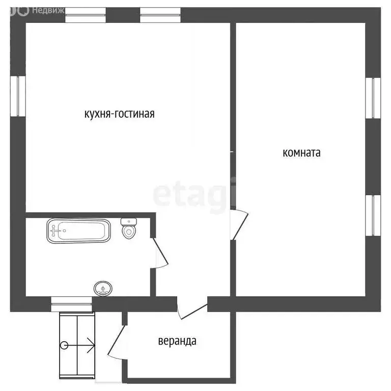 Дом в Миасс, Мотовозная улица (50.7 м) - Фото 1