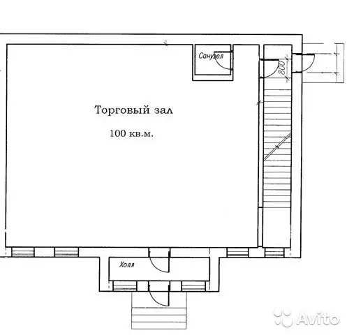 Помещение свободного назначения, 100 м - Фото 0