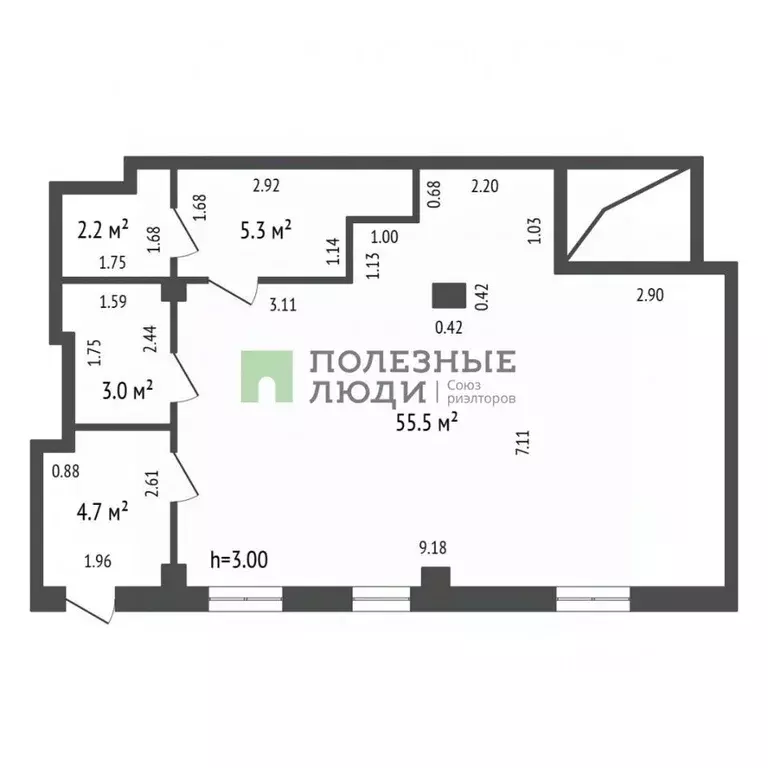 Помещение свободного назначения в Красноярский край, Красноярск ул. ... - Фото 2