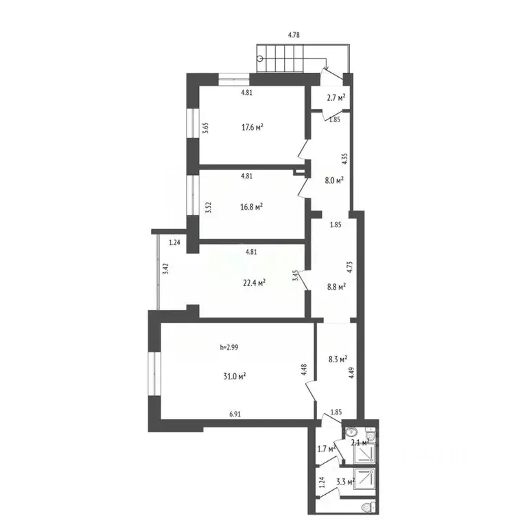 Помещение свободного назначения в Тюменская область, Тюмень ул. ... - Фото 1