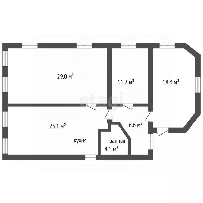 Дом в Воронежская область, Воронеж Уфимский туп., 4 (74 м) - Фото 1