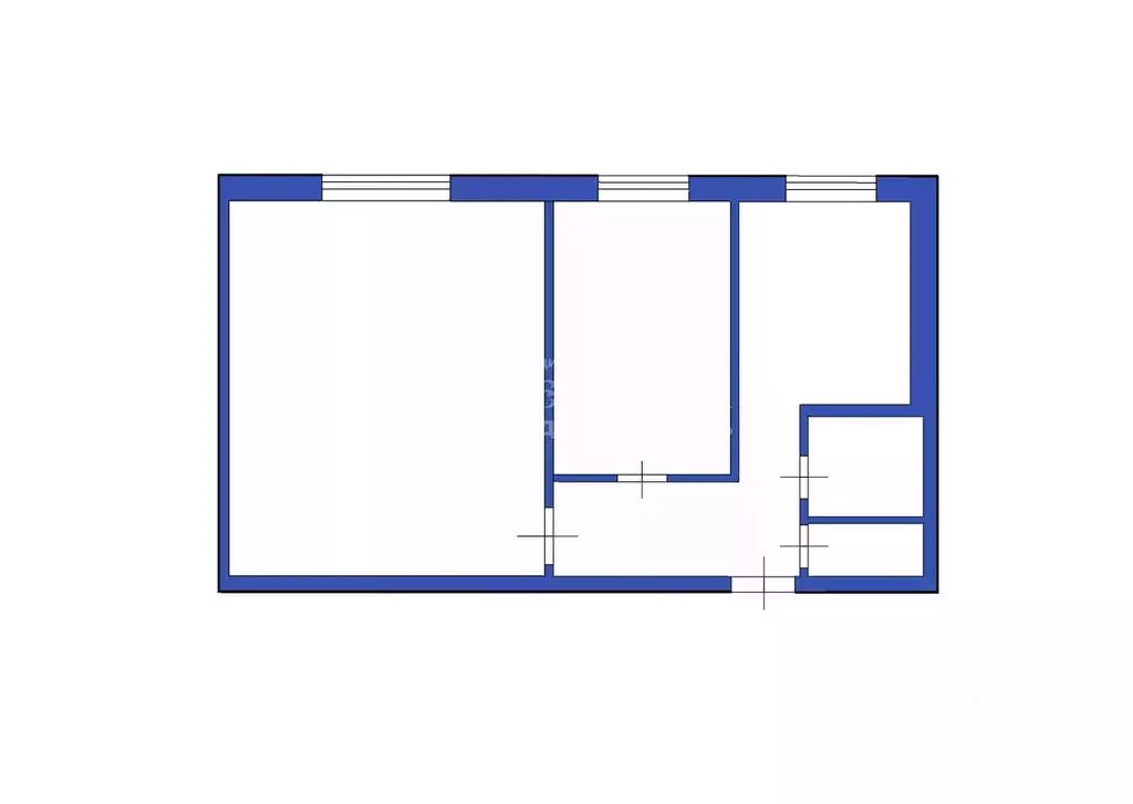 2-к кв. Кемеровская область, Юрга Фестивальная ул., 12 (42.6 м) - Фото 2