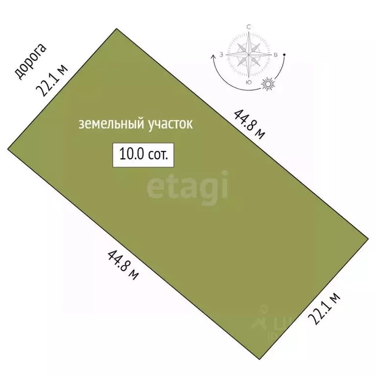 Участок в Тюменская область, Нижнетавдинский муниципальный округ, ... - Фото 2