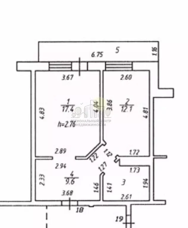 2-к кв. Иркутская область, Иркутск Байкальская ул., 202/12 (51.9 м) - Фото 1