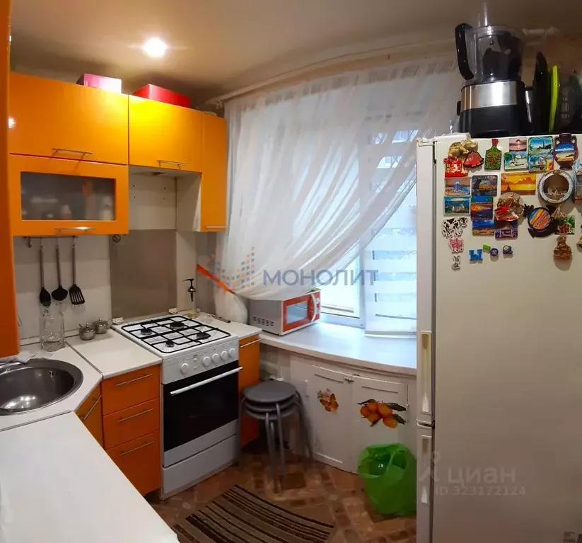 2-к кв. Нижегородская область, Балахна пер. Фрунзе, 3 (40.3 м) - Фото 2