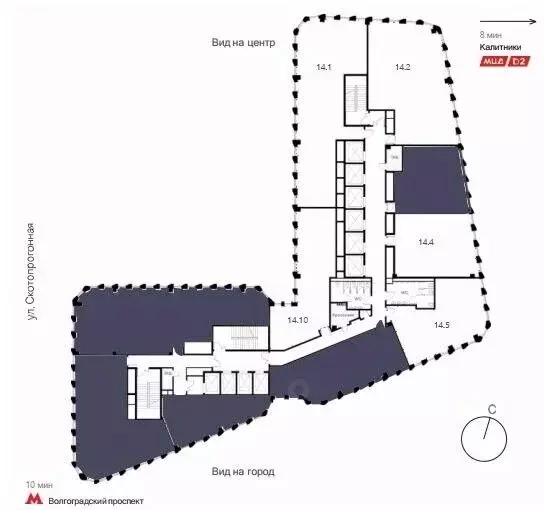 Офис в Москва Скотопрогонная ул., 31А (87 м) - Фото 0