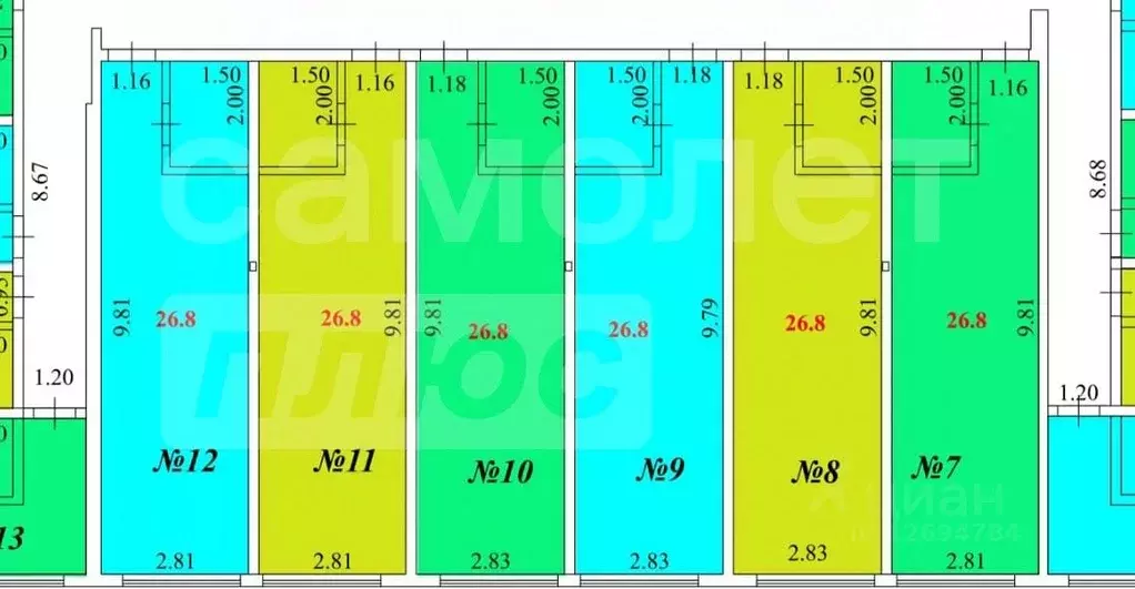 Студия Крым, Евпатория ул. Фрунзе, 20 (25.7 м) - Фото 1