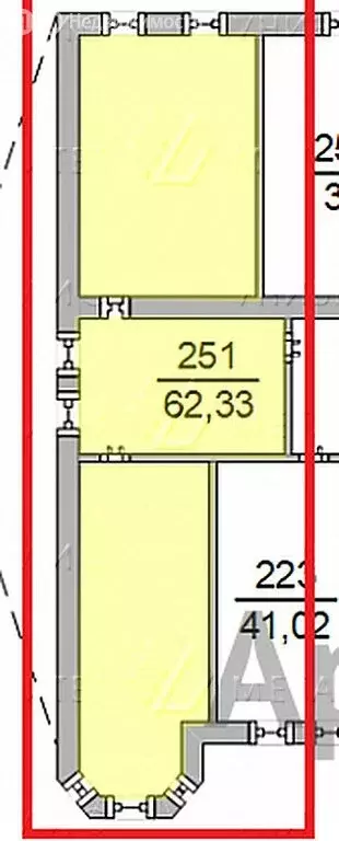 Офис (62 м) - Фото 1