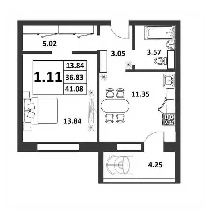 1-к кв. Новгородская область, Великий Новгород ул. Якова Павлова, 15 ... - Фото 1