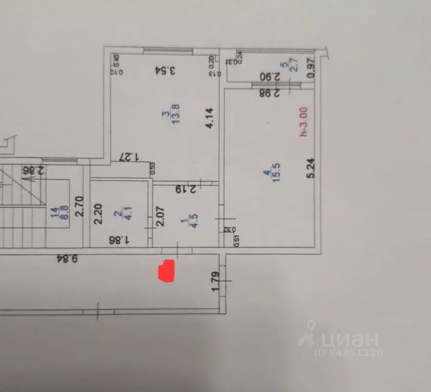 1-к кв. Краснодарский край, Новороссийск ул. Энгельса, 79 (40.6 м) - Фото 0