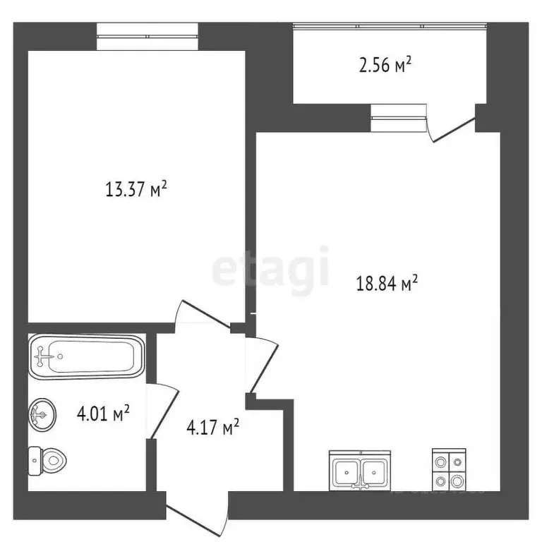 1-к кв. Мордовия, Саранск ул. Кирова, 9 (42.5 м) - Фото 1