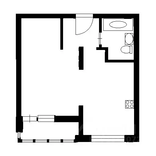 1-к кв. Краснодарский край, Краснодар Новознаменский жилрайон, ул. ... - Фото 1