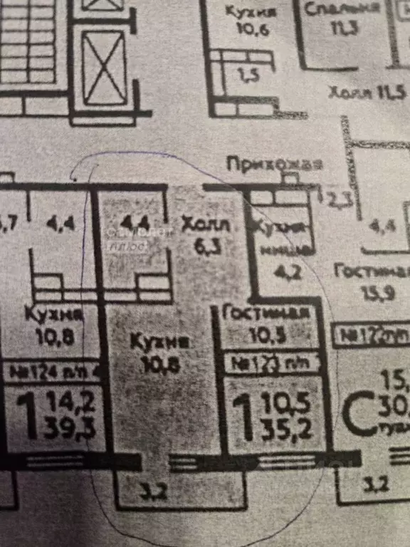 1-к кв. Московская область, Видное бул. Зеленые аллеи, 18 (32.1 м) - Фото 2