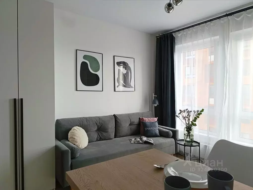 Студия Москва Перовское ш., 2к3 (19.8 м) - Фото 1