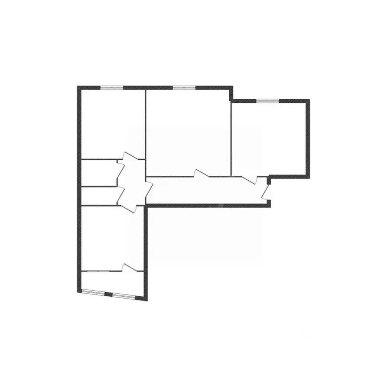 3-к кв. Белгородская область, Старый Оскол Олимпийский мкр, 13 (63.0 ... - Фото 2