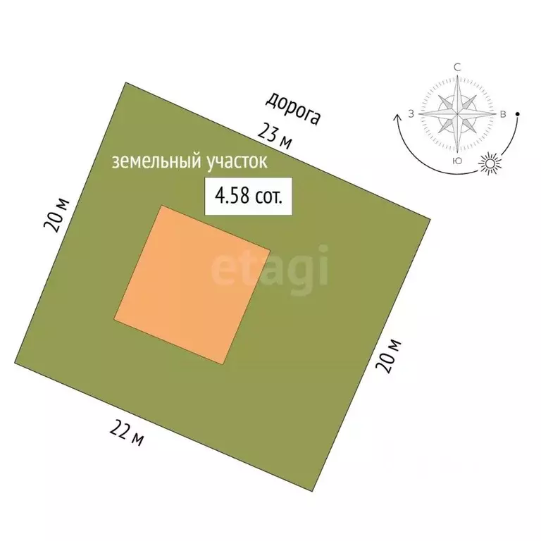 Дом в Крым, Сакский район, с. Орехово ул. 50 лет Победы (54 м) - Фото 1