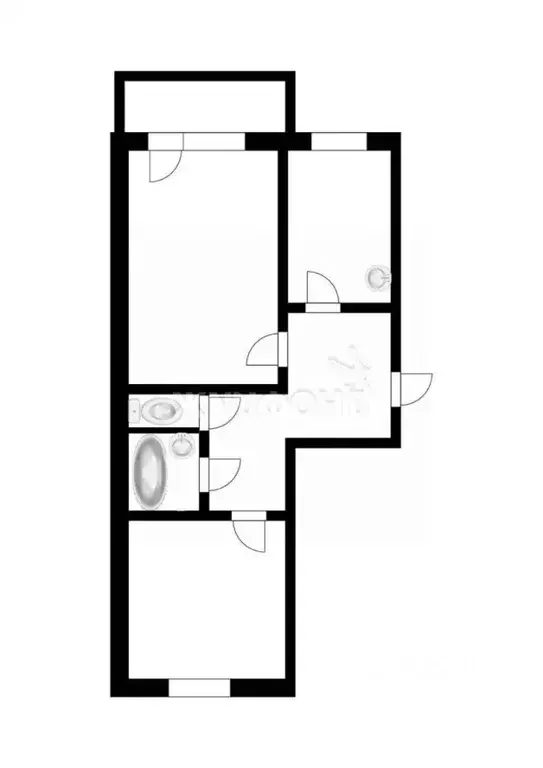 2-к кв. Кемеровская область, Таштагол ул. Макаренко, 8 (53.0 м) - Фото 2
