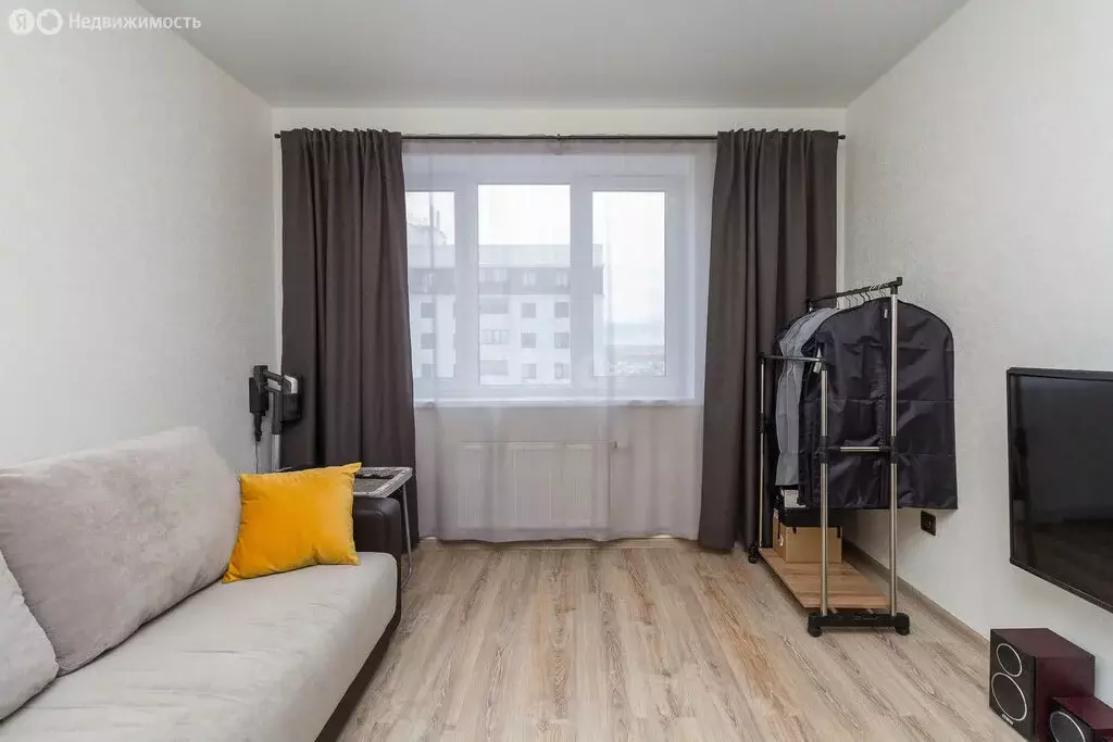 1-комнатная квартира: Тюмень, Тальниковая улица, 3 (25.4 м) - Фото 1