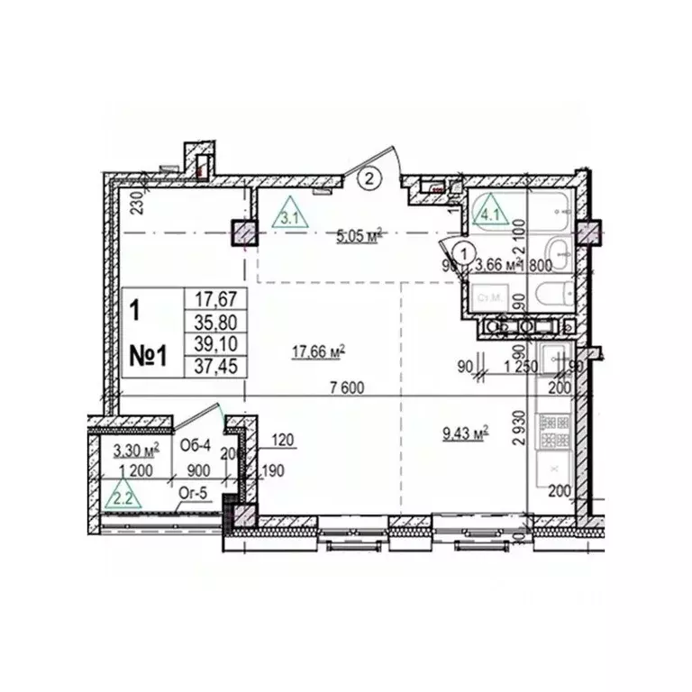 1-к кв. Приморский край, Уссурийск Семь Ветров мкр, Уссури Парк жилой ... - Фото 1