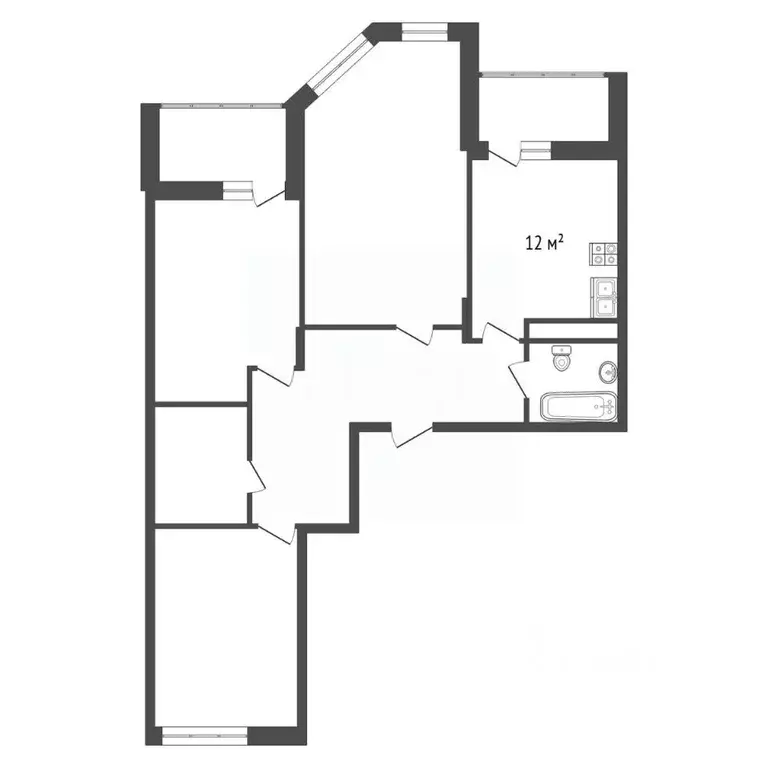 3-к кв. Ленинградская область, Тосно г. Тосненский район, Тосненское ... - Фото 1
