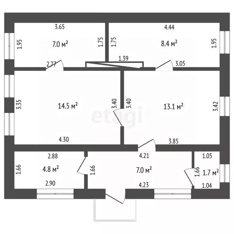 Дом в Краснодарский край, Темрюк Анапская ул. (73 м) - Фото 2