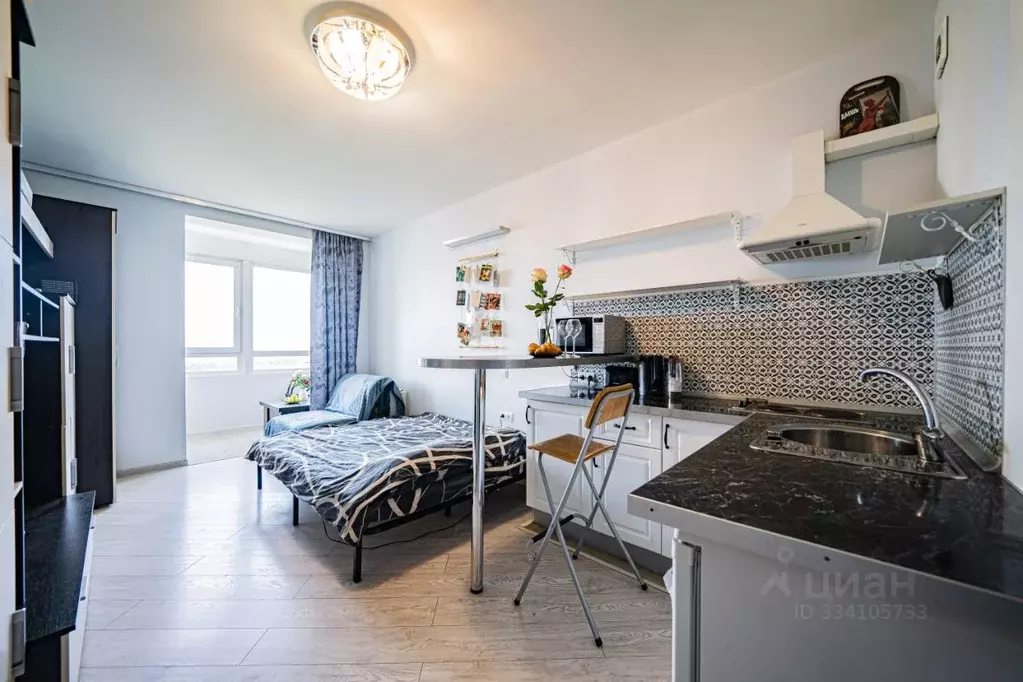 Студия Санкт-Петербург Рыбацкий просп., 18к2 (26.7 м) - Фото 1