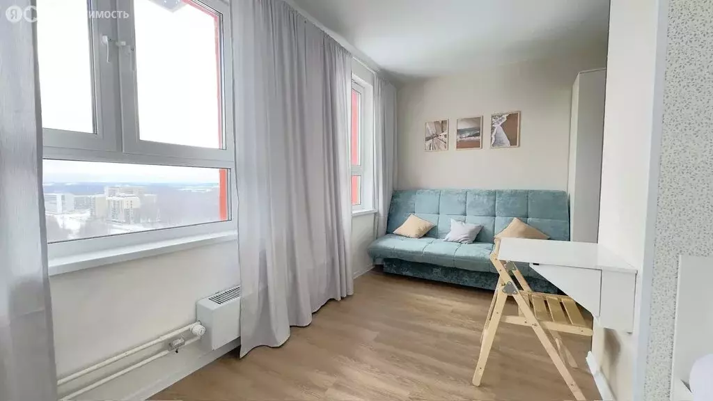 Квартира-студия: Ярославль, район Сокол, 1-й микрорайон, ЖК Волга ... - Фото 2