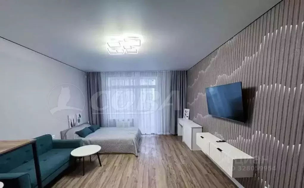 Студия Тюменская область, Тюмень ул. Краснооктябрьская, 10 (32.0 м) - Фото 2