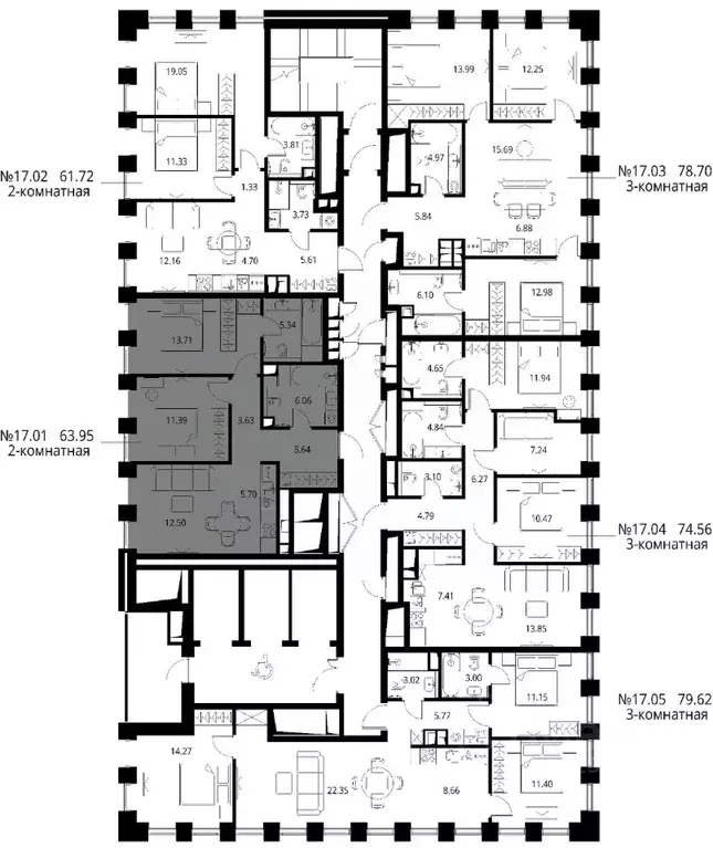 2-к кв. Москва Волоколамское ш., 95/1к2 (63.95 м) - Фото 1