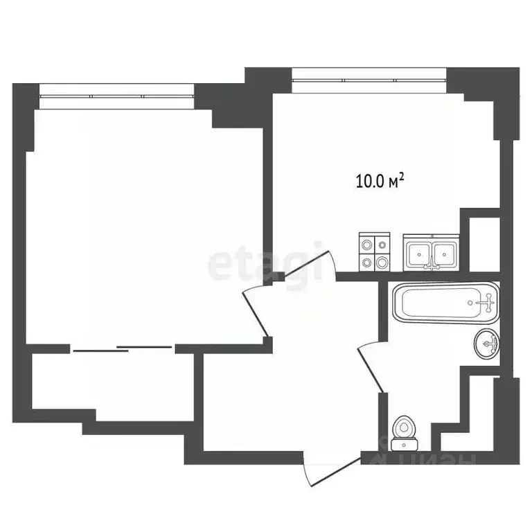 1-к кв. Москва Беломорская ул., 23 (34.4 м) - Фото 2
