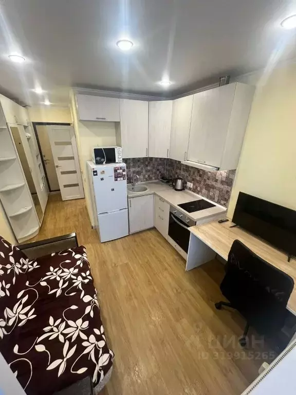 Студия Тюменская область, Тюмень ул. Новоселов, 115 (16.0 м) - Фото 1