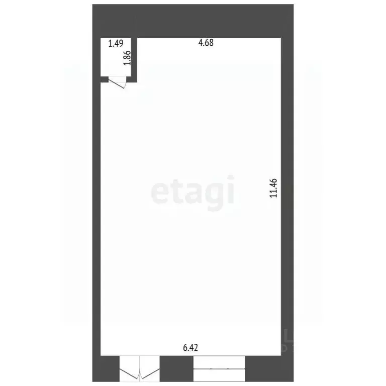 Торговая площадь в Тюменская область, Тюмень ул. Муравленко, 9 (73 м) - Фото 1