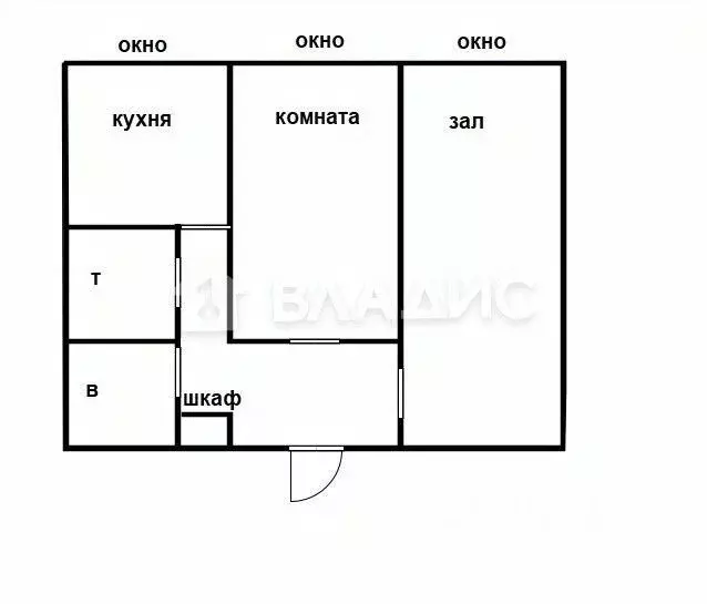 2-к кв. Приморский край, Уссурийск ул. Андрея Кушнира, 4 (46.8 м) - Фото 1