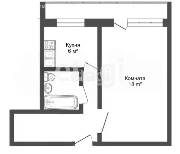 2-комнатная квартира: Тольятти, улица Автостроителей, 88А (64.5 м) - Фото 0