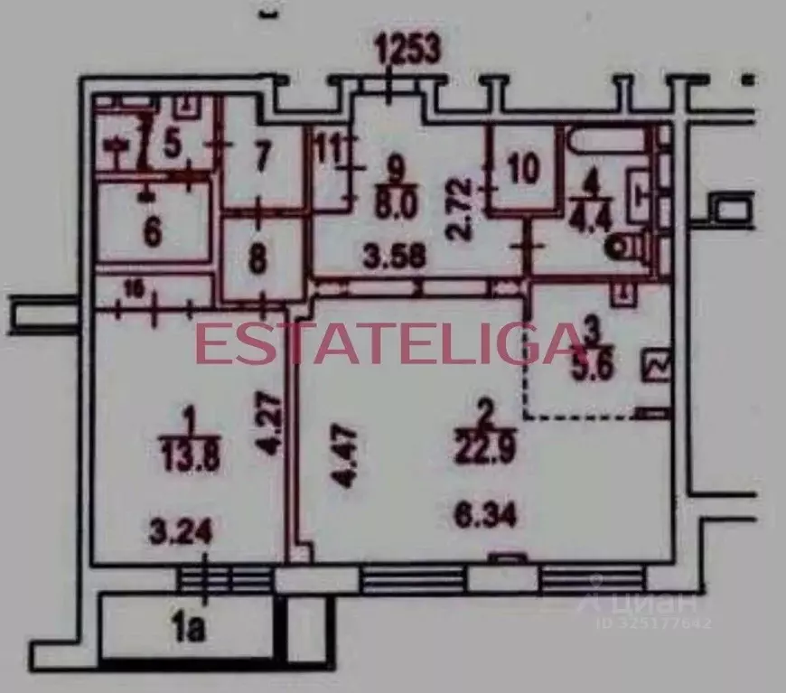2-к кв. Москва Шелепихинская наб., 34к2зд3 (71.7 м) - Фото 1