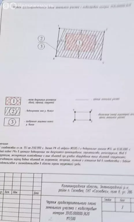 Участок в Зеленоградск, посёлок Сосновка (6 м) - Фото 2