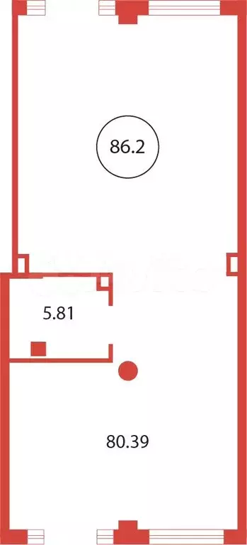 Продам помещение свободного назначения, 86.2 м - Фото 0